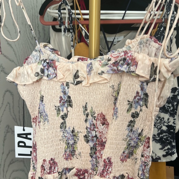NWT LPA Pink Floral Top - Picture 5 of 6